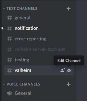 channel settings button